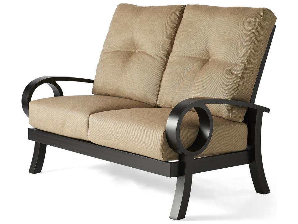Eclipse Cast Aluminum Cushion Loveseat