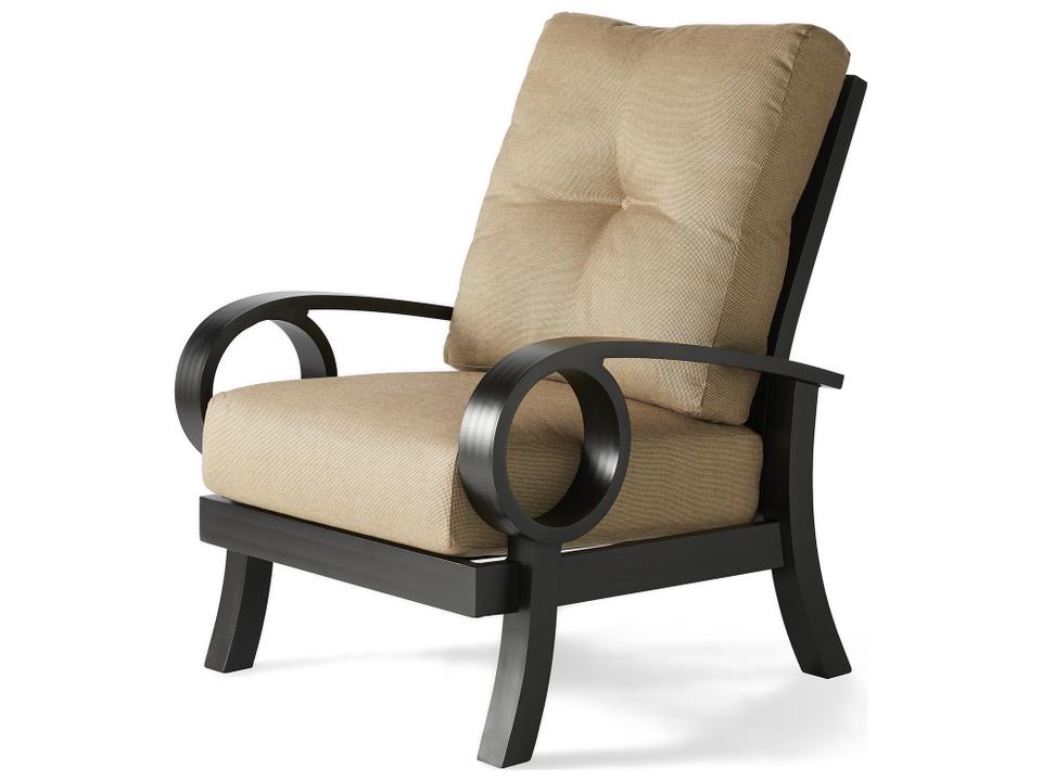 Eclipse Cast Aluminum Cushion Lounge Chair