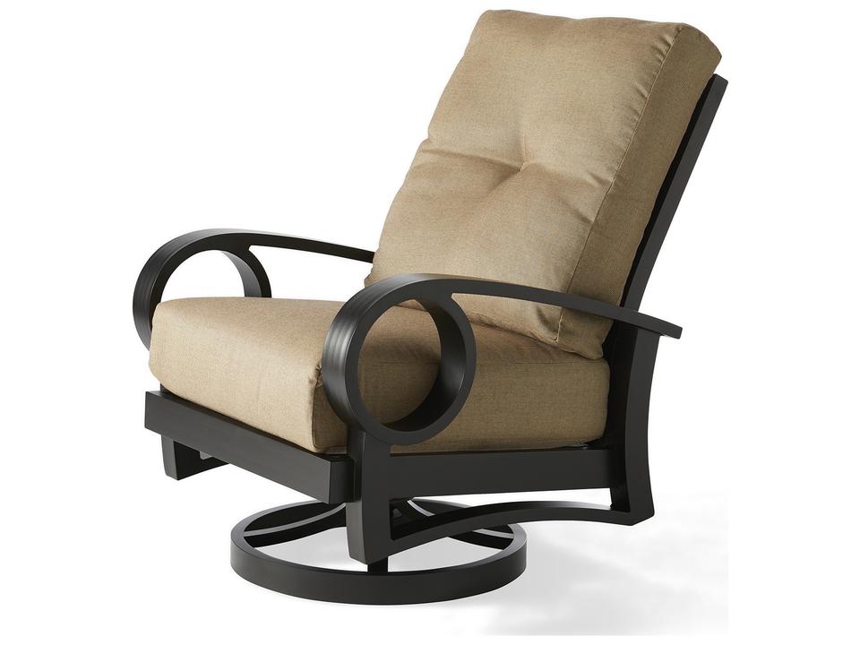 Eclipse Cast Aluminum Cushion Swivel Rocker Lounge Chair
