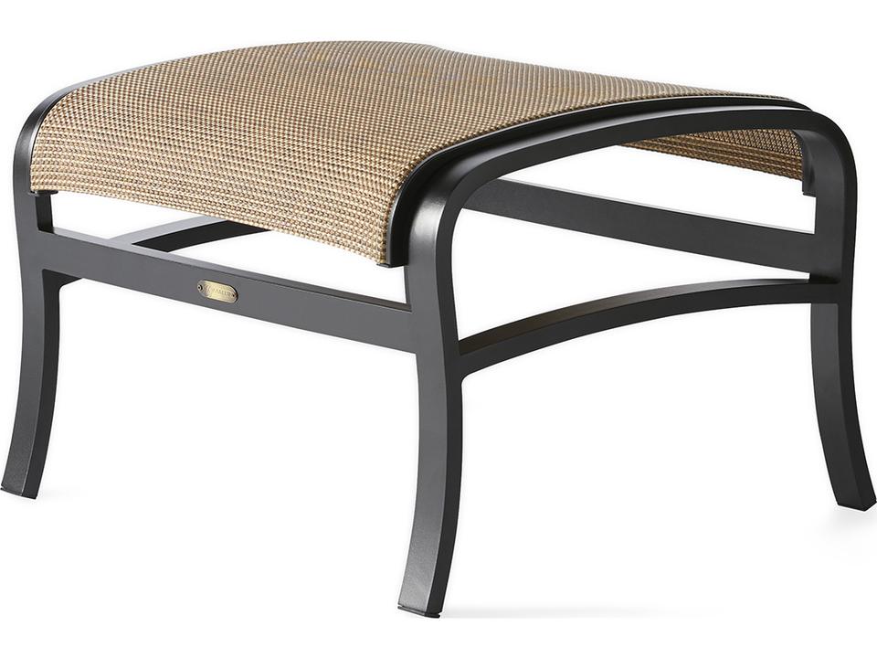 Georgetown Sling Aluminum Ottoman