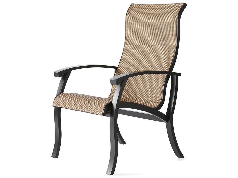 Georgetown Sling Aluminum Dining Arm Chair