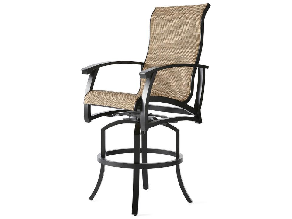 Georgetown Sling Swivel Bar Stool