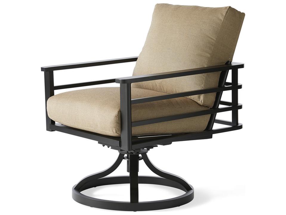 Sarasota Aluminum Swivel Rocker Dining Arm Chair