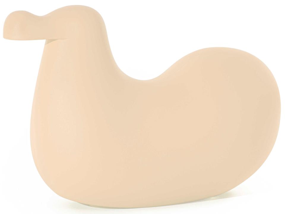 Magis Dodo Polyethylene Rocking Lounge Chair in Pink