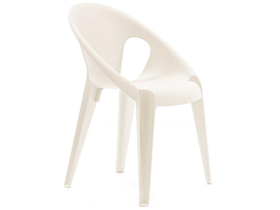 Magis Bell Recycled Polypropylene Lounge Chair in High Noon