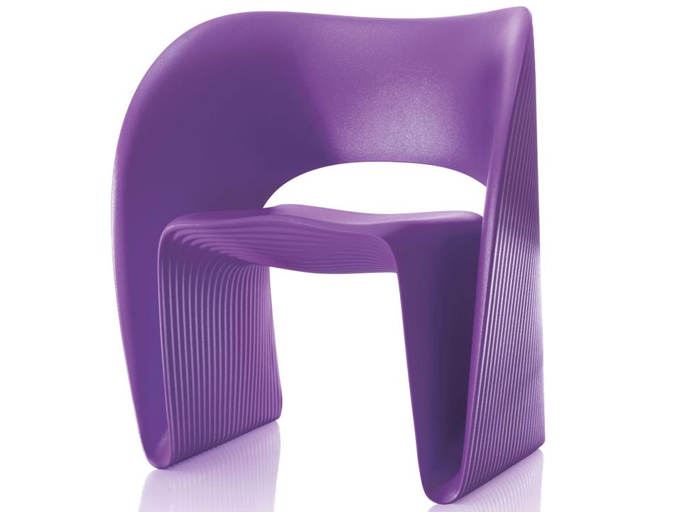 Magis Raviolo Polyethylene Lounge Chair in Purple