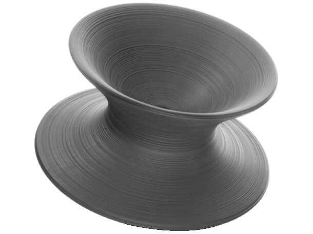 Magis Spun Rotating Lounge Chair in Grey Anthracite