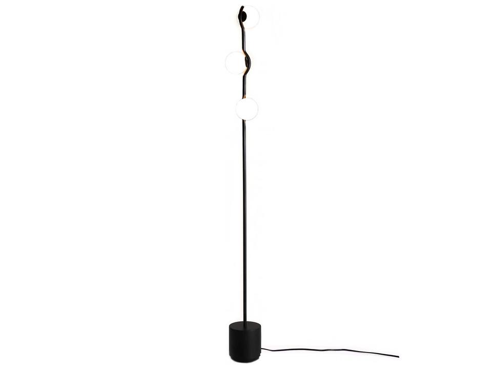 Pluto Matte Black Floor Lamp