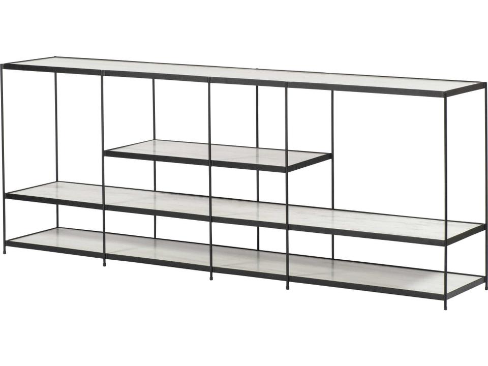 Etta Industrial Black Etagere