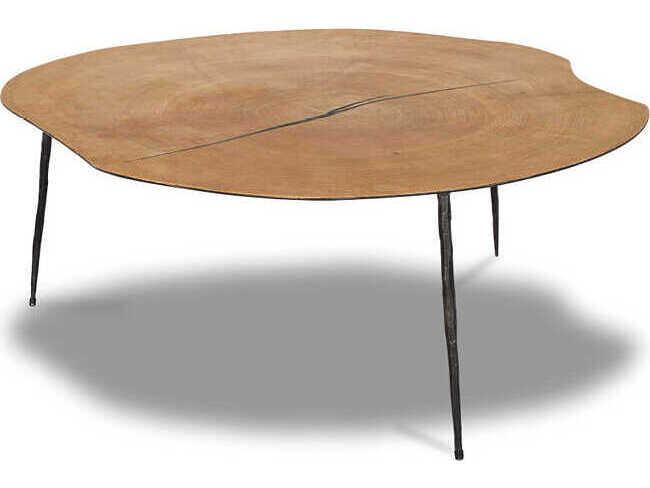 Oakley Round Wood Reclaimed Coffee Table