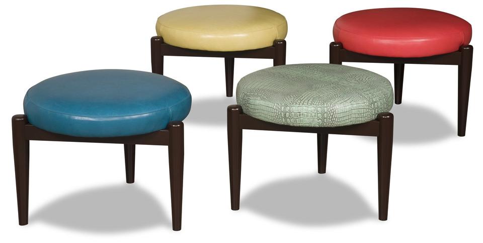 McKInley Leather Peg Stool