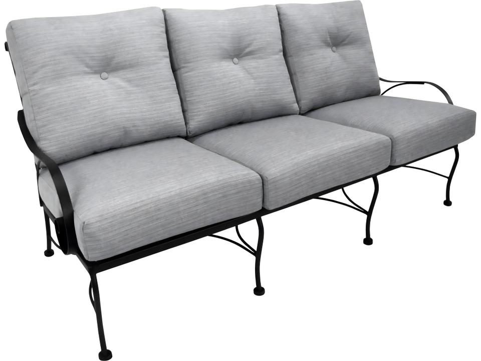Monticello Deep Seating Wrought Iron Sofa