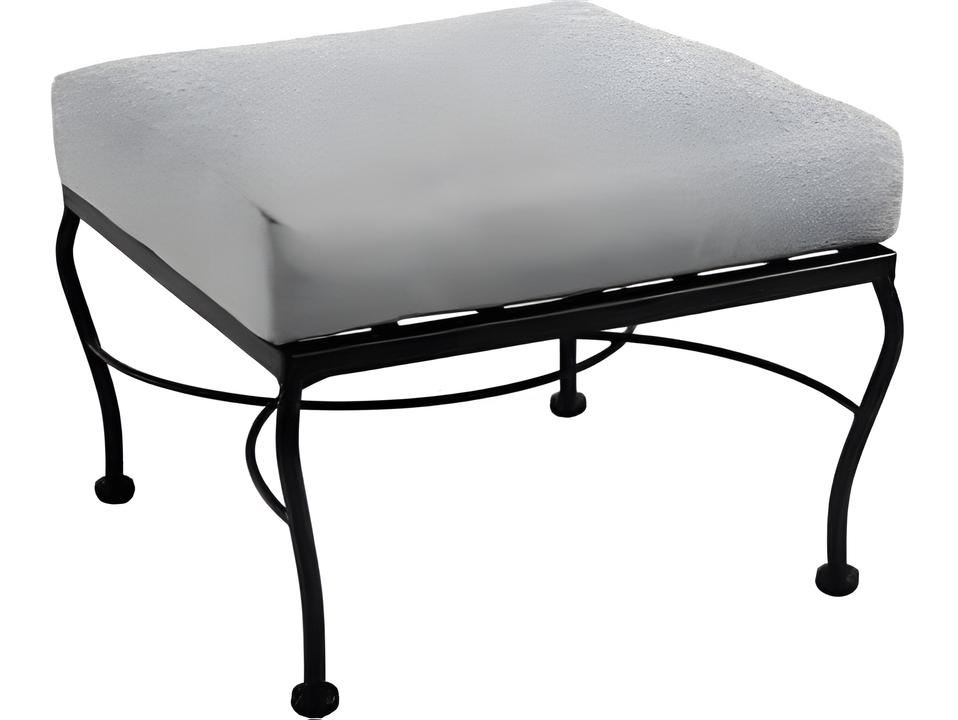 Monticello Wrought Iron Deep Seating Ottoman
