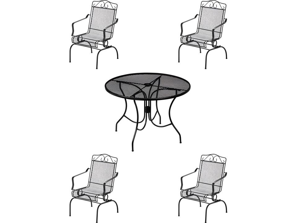 Summer Breeze 5-Piece Round Table and Chairs Action Set