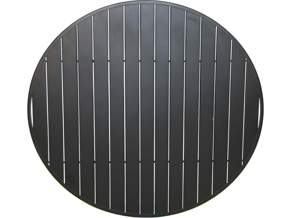 Slat 24-Inch Round Wrought Iron Dining Table Top