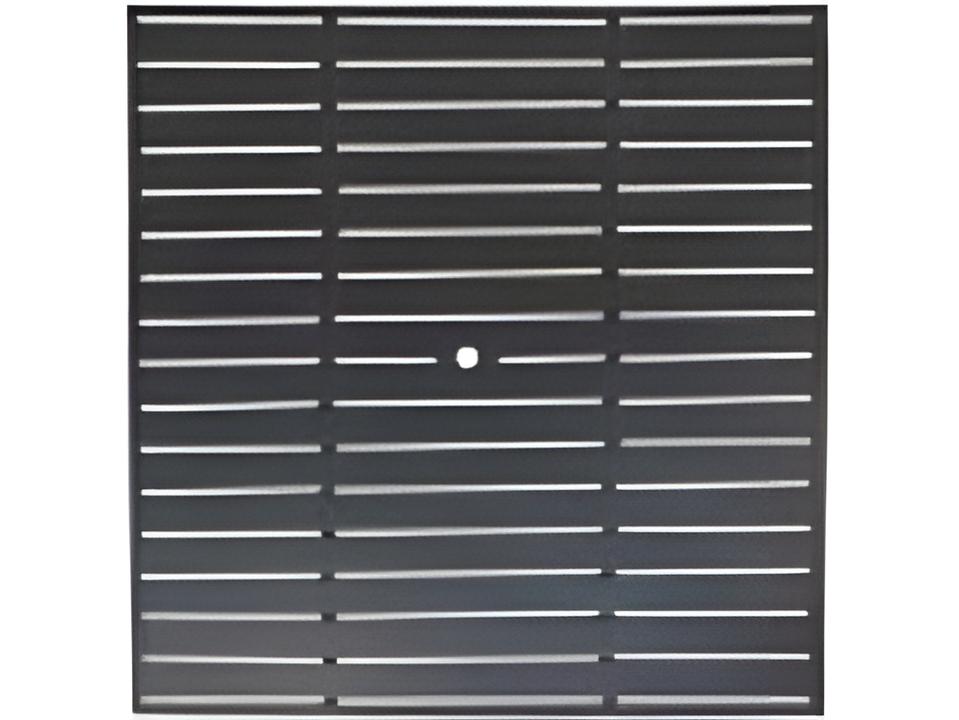Slat Wrought Iron 84-Inch Rectangular Table Top with Umbrella Hole