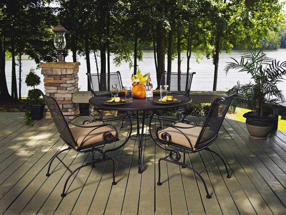 Monticello Wrought Iron Dining Set