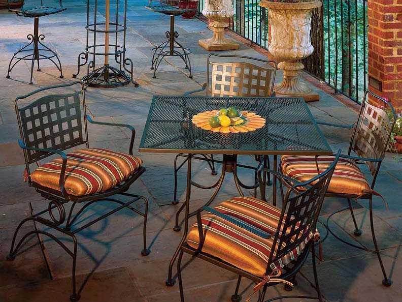 Vera Cruz Wrought Iron Dining Set