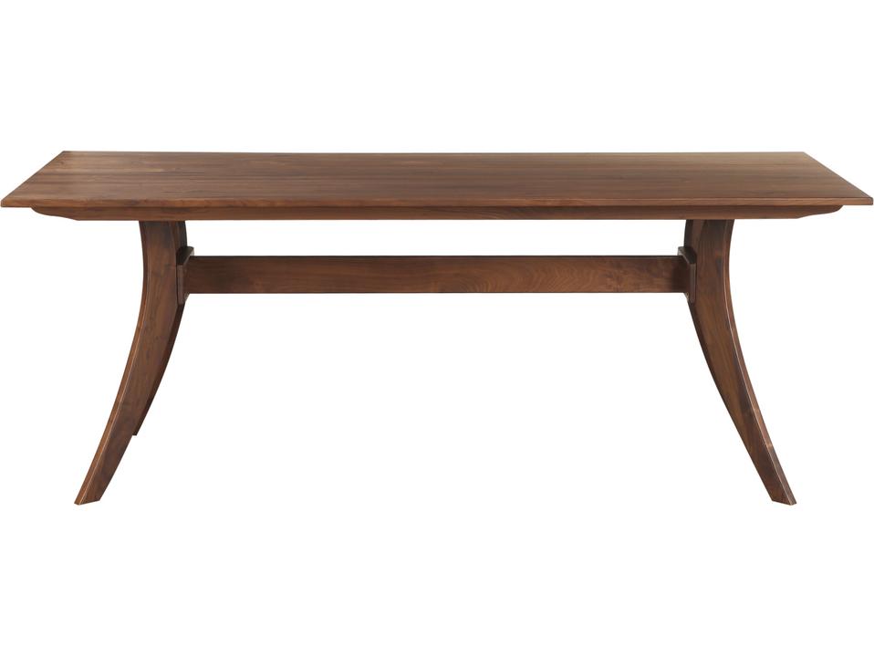 Florence 63-Inch Rectangle Dining Table in Walnut Mid-Century Modern