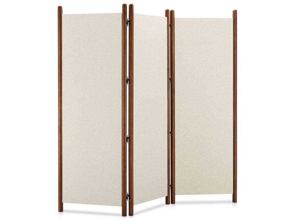 Enni White 3 Panel Room Divider