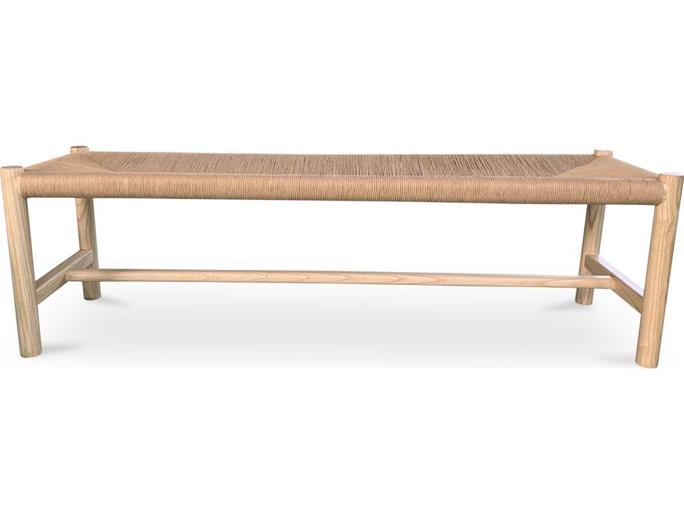 Natural Brown Accent Bench