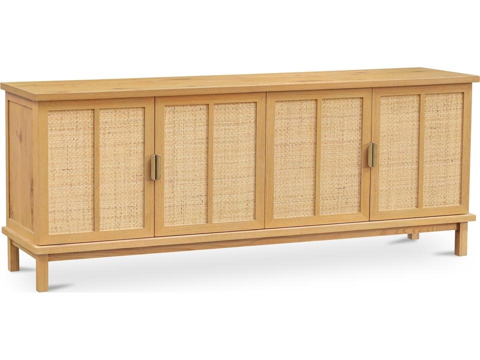 Seymour 75" Oak Wood Natural Sideboard