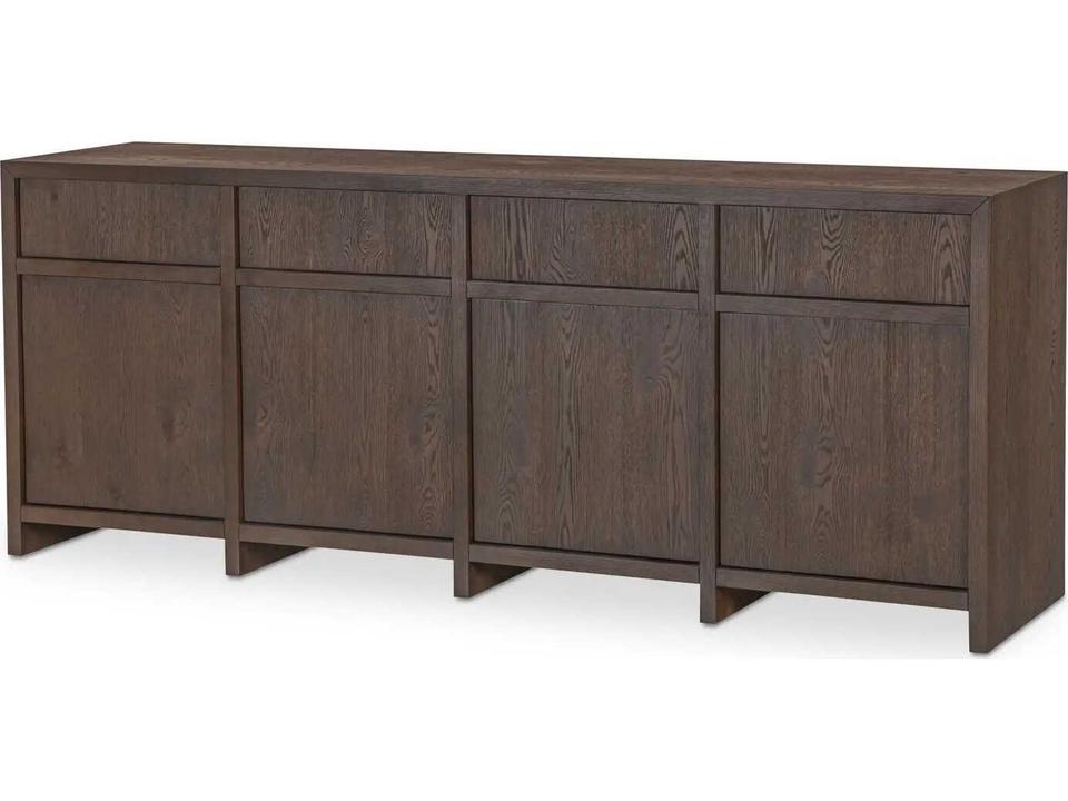 Jenson 81" Oak Wood Brown Sideboard