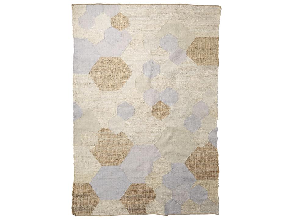 Mayson 8x10 Cream Multi-Colored Honeycomb Pattern Area Rug