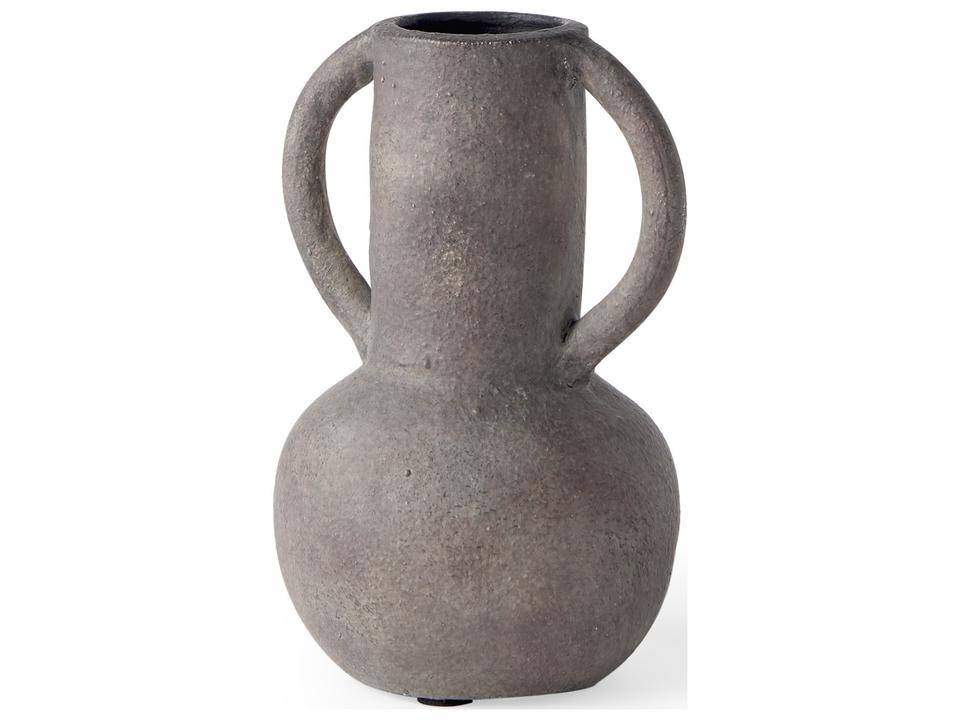 Armani 6.7H Brown-Gray Double Ear Vase