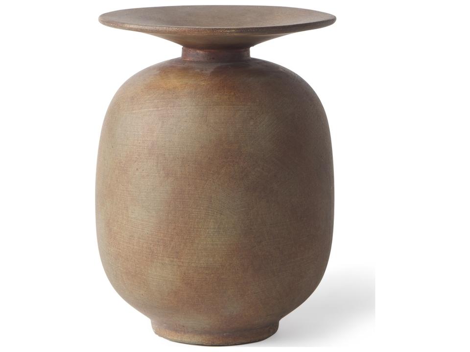 Rylee 7.7H Medium Brown Ceramic Vase