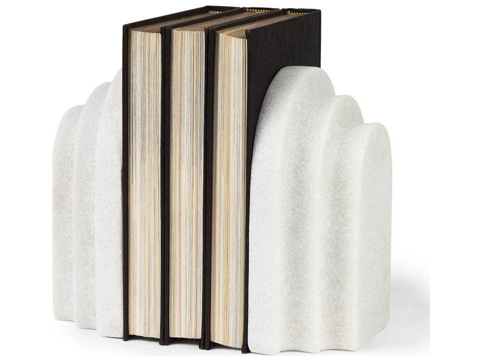 Empire Granite Resin Arc Book End Set