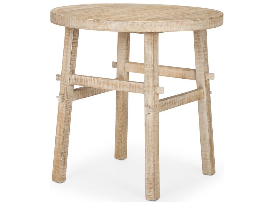 Rosie Large Blonde Wood End Table