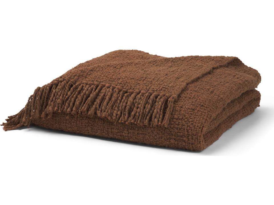 Kambal Mahogany Woven Cotton Throw Blanket
