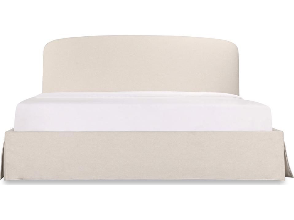 Joan Queen Upholstered Storage Bed in Cream