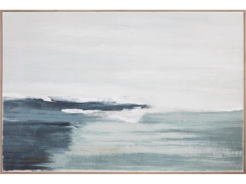 Shoreline Framed Painting Abstract Wall Art