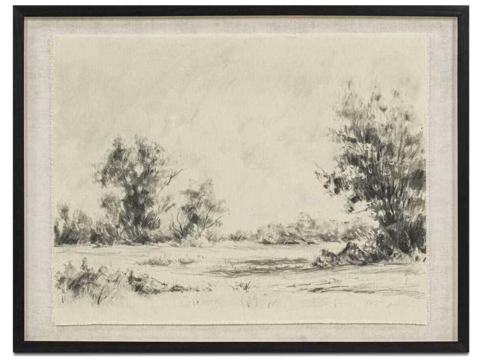 Briar Framed Print on Linen