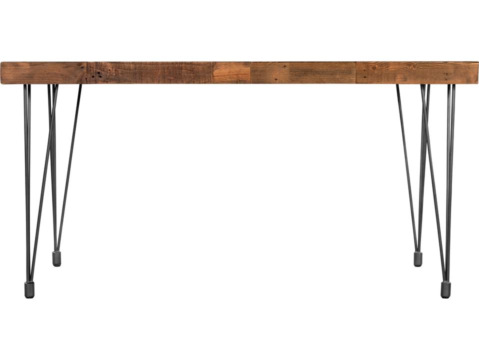 Boneta Small Dining Table in Recycled Pine and Iron