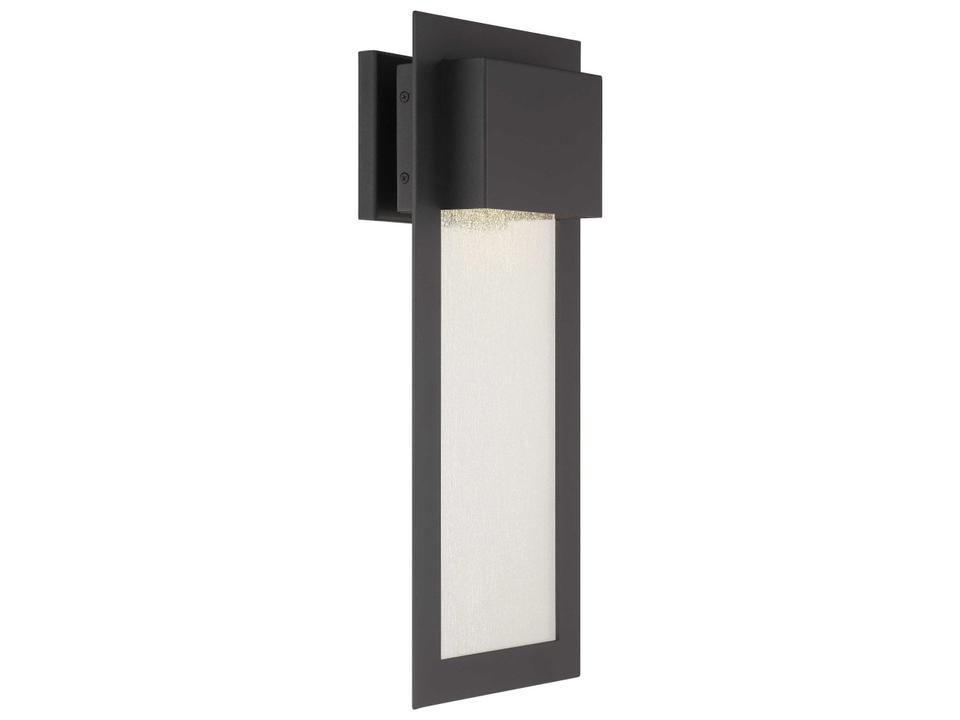 Westgate 1-Light Integrated LED Outdoor Wall Mount in Sand Coal