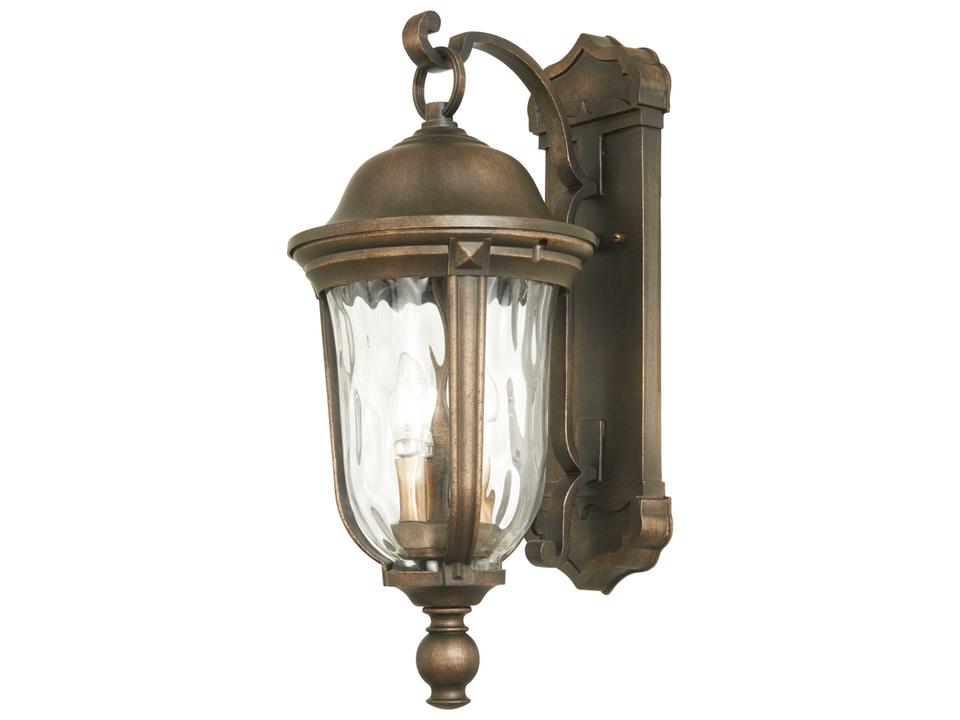 Havenwood 3-Light Outdoor Wall Lantern in Tauira Bronze and Alder Silver