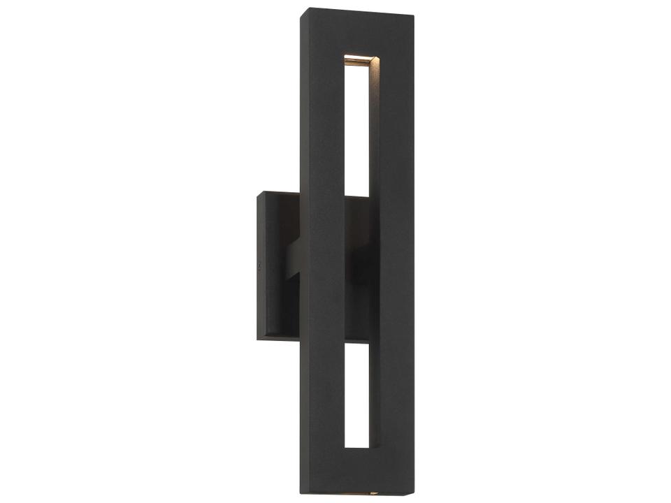 Paddock 1-Light LED Outdoor Wall Light in Sand Coal