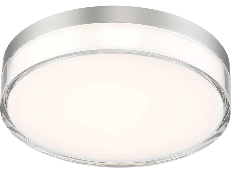 Vantage 7 Inch 1-Light LED Flush Mount in Brushed Nickel