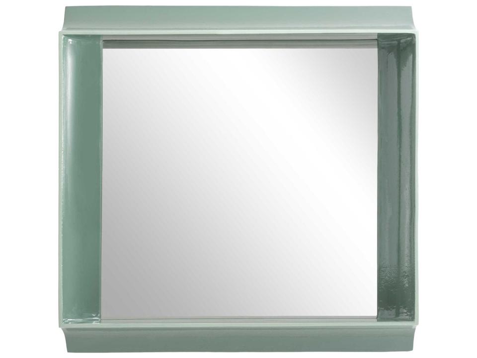Coves Square Wall Mirror with Shelf