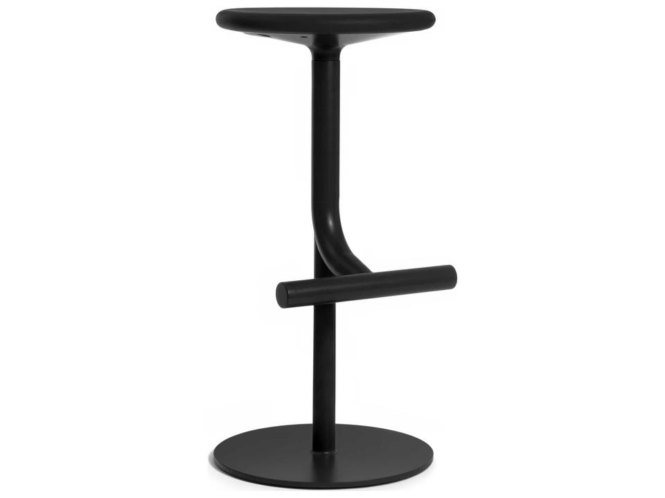Tibu Black Adjustable Bar Stool by Anderssen and Voll