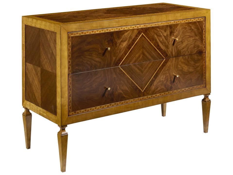 Ferrara Gold Accent Chest with Brass Accents