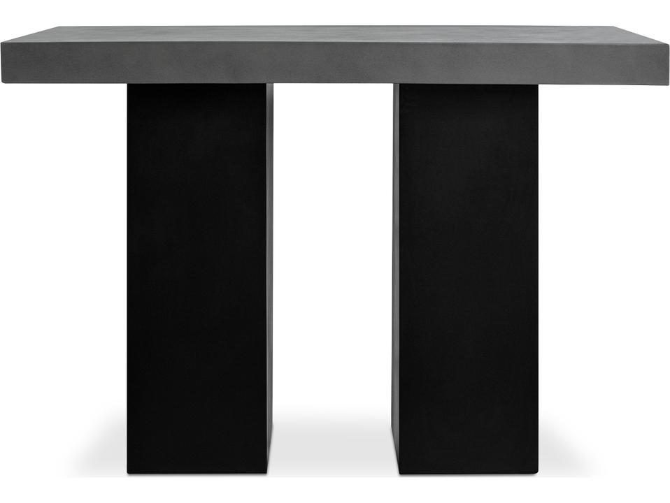 Lithic Bar Table Dark Grey