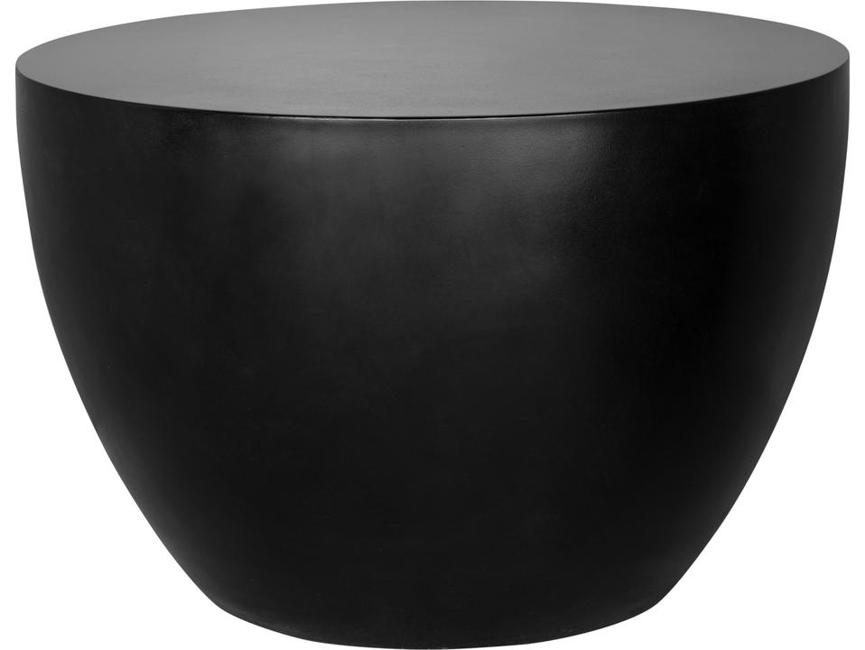 Insitu Black Concrete Round End Table