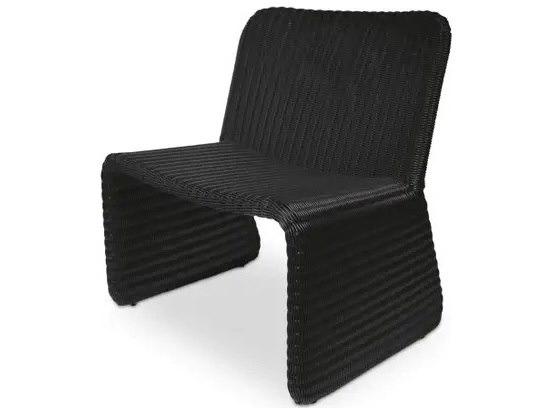 Ella Grey Wicker Lounge Chair