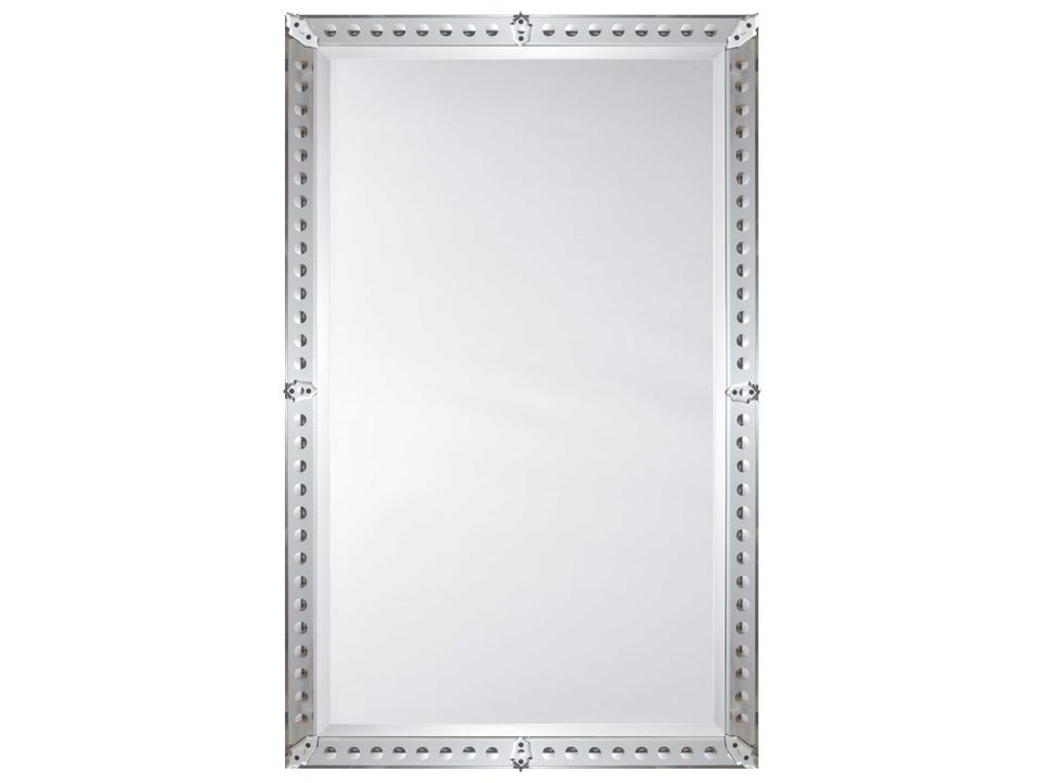 Venetian Rectangular Wall Mirror with Beveled Detail