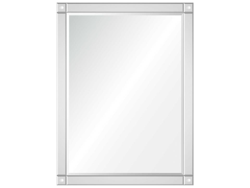 Rectangular Wall Mirror in Black Nickel