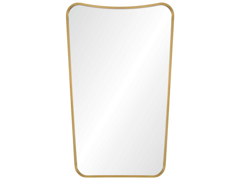 Antiqued Light Bronze Wall Mirror with Stainless Steel Frame